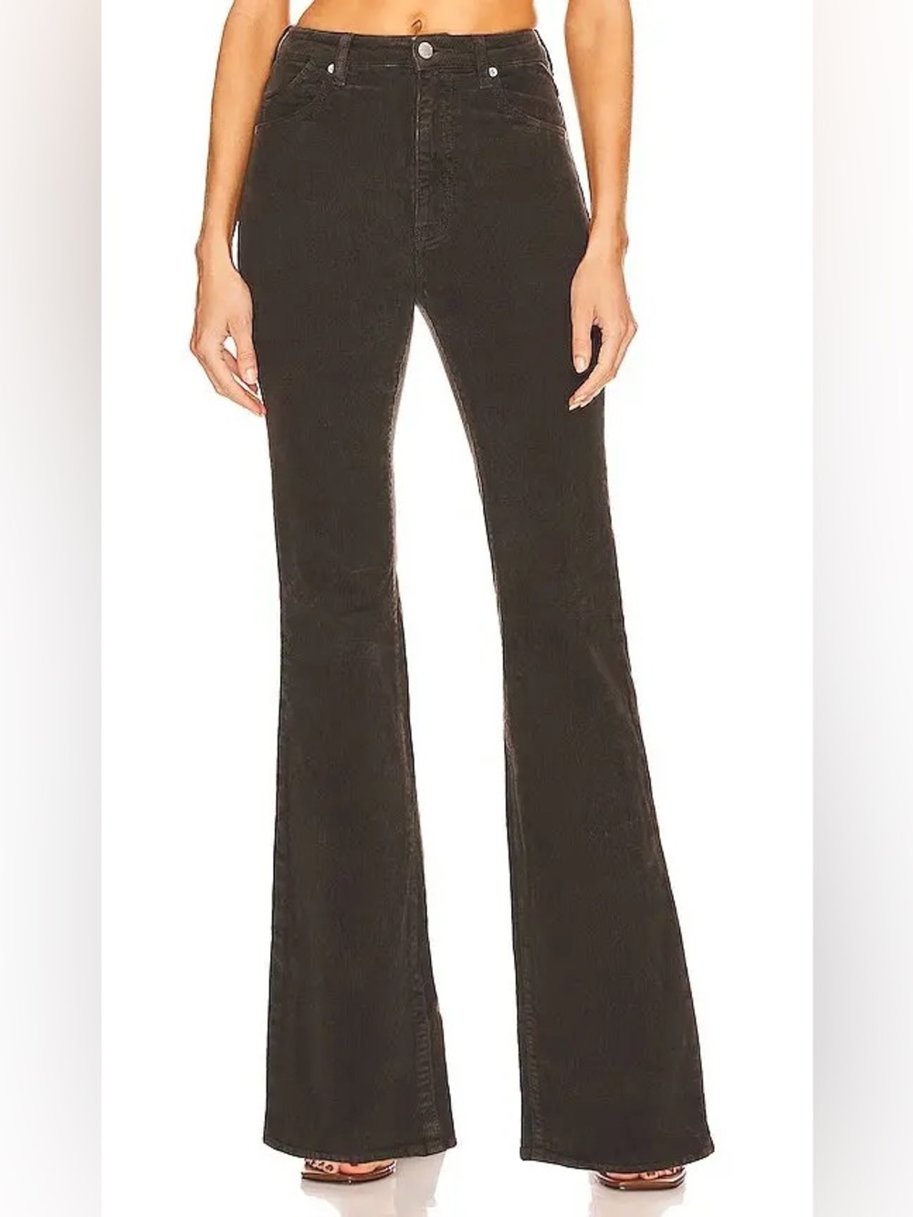Rolla’s Dusters Bootcut corduroy pants in taupey brown